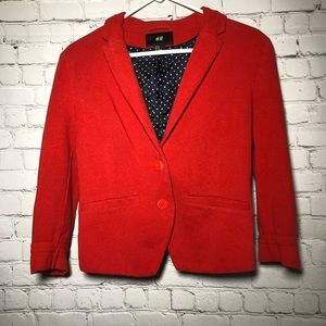 Red blazer